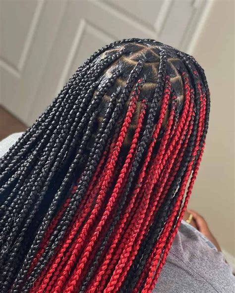 150 Best Red Box Braids ideas in 2024